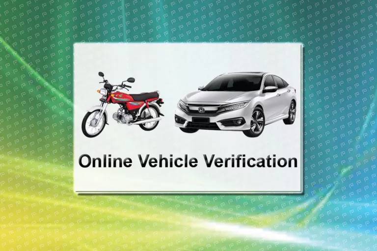 Online Vehicle Verification System in Pakistan